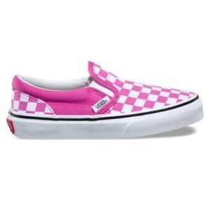 Vans Kids Checkerboard Slip-On Size 4
